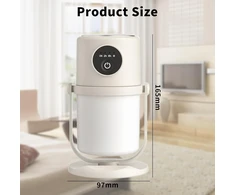 Agrdeed ultragarsinis oro drėkintuvas 280 ml su USB maitinimu ir dvigubu purkštuvu ZXK0115