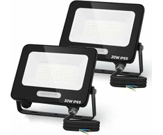 Aigostar išorinis LED prožektorius 30 W 2450 lm IP65, šaltai balta, 2 vnt. EK05-30 W