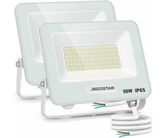 Aigostar išorinis LED prožektorius 50 W, 6500 K, 4500 lm, IP65, balta šviesa