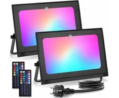 Aigostar išorinis LED RGB prožektorius 50 W su nuotolinio valdymo pulteliu