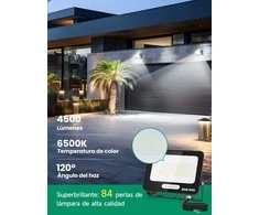 Aigostar lauko LED prožektorių komplektas 50 W, 4500 lm, IP65, 6500 K, aliuminis, 2 vnt.