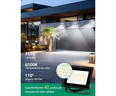 Aigostar LED lauko prožektorius 30 W 2700 lm IP65 6500 K šaltai balta, juodas, Reflektor