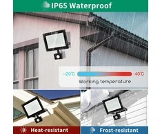 Aigostar LED lauko prožektorius su judesio jutikliu, 50 W, 4300 lm, IP65, šaltai balta 6500 K