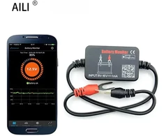 AILI 12 V automobilio akumuliatoriaus testeris su Bluetooth 4.0 ELUSBM2.0