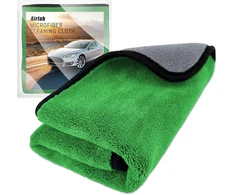 Airlab mikropluošto rankšluostis automobiliui, 90 x 60 cm, ultra sugeriantis, žalias, MDL-HMB9060-LV01
