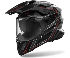Airoh motokroso šalmas Full Carbon 6K, GLOSS CARBON, dydis XS, Commander 2
