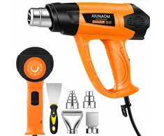 AIUNAOM karšto oro pistoletas 2000 W, 50–650 °C, 2 oro srautai, EUHG02