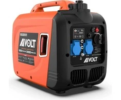 AIVOLT benzininis inverterinis generatorius 3200W, 230V, 2x USB, 3.5L bakas, EUVS4350101