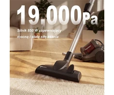 Akitas cilindrinis dulkių siurblys be maišelio 800 W su HEPA filtru AK155