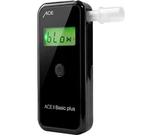 Alkotesteris ACE elektrocheminis alkoholio matuoklis II Basic Plus 0–4 ‰, juodas, 107025
