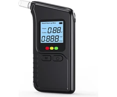 Alkotesteris Rottogoon alkomatis su dviem jutikliais, LCD ekranu ir 20 kandiklių MR1107