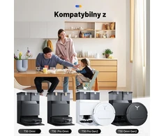 Alloytool 20 dalių priedų rinkinys robotams Ecovacs Deebot T50 Omni ir T50 Pro Omni