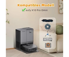 Alloytool atsarginių dalių rinkinys robotui dulkių siurbliui Eufy X10 Pro Omni, 22 vnt., E-X10