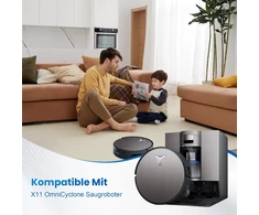 Alloytool dulkių siurblio priedų rinkinys Ecovacs Deebot X11 Omni, 17 dalių, X11 OMNI