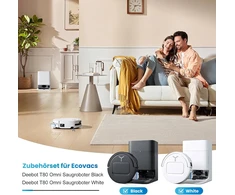 Alloytool robotų dulkių siurblių priedų rinkinys Ecovacs Deebot T80 Omni QRC-21
