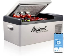 Alpicool automobilinė kompresorinė šaldytuvo-šaldiklio dėžė, 15 l, 12 V, C15