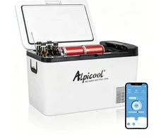 Alpicool automobilinė mini šaldytuvo–šaldiklio dėžė, 25 l, 12/24 V, kompresorinis, K25