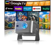 Alwtniet mini projektorius Full HD 1080p su 4K palaikymu, Google TV, HY350MAX-GTV