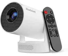 Alwtniet nešiojamasis mini projektorius Wi-Fi 6, Bluetooth 5.4, 720p, 4K palaikymas