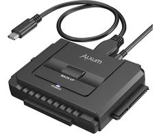 Alxum SATA ir IDE diskų keitiklis į USB-C su 12 V/2 A maitinimo šaltiniu Y-3322C