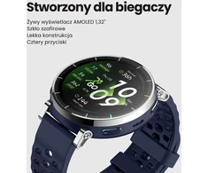 Amazfit išmanusis laikrodis Active 3 Premium 45 mm, AMOLED 1,32 colio, GPS, NFC, 4 GB, 5 ATM