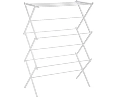 Amazon Basics drabužių džiovyklė, metalinė, balta, 106 x 75 x 37 cm, sulankstoma