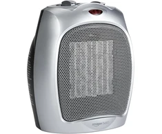 Amazon Basics keraminis šildytuvas, 1800 W, sidabrinis, DQ075SILVER - EU4
