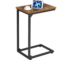 AMHANCIBLE C formos šoninis staliukas, metalinis rėmas, 39x29x59 cm, rudas, EHET02CBR-1