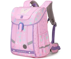 Amythe ergonomiška mokyklinė kuprinė vaikams, vandeniui atspari, 18 l, rožinė, BP120440