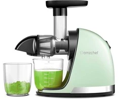 AMZCHEF lėtaeigė vaisių ir daržovių sulčiaspaudė, 150 W, žalia, ZM1501