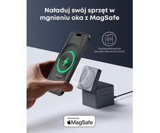 Anker 3 viename belaidis MagSafe įkroviklis su sulankstomu stovu, 15 W, Y1811