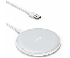 Anker 313 belaidžio įkrovimo padelis PowerWave, 10 W Qi, baltas