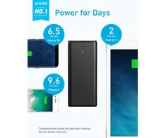 Anker 337 Power Bank PowerCore 26800mAh išorinis akumuliatorius, 3x USB, juodas