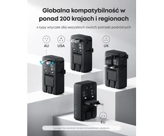 Anker kelioninis adapteris Nano 5 viename, 20 W, USB-C ir USB-A, A9215