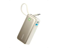 Anker Nano išorinė baterija 10000 mAh, USB-C, 30 W PD su integruotu kabeliu A1259