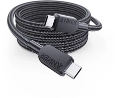 Anker USB-C į USB-C laidas 240 W, 1.8 m, pintas nailoninis, A81C6011