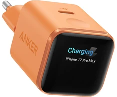Anker USB-C kroviklis 45 W su išmaniuoju ekranu ir energijos taupymo režimu A121D
