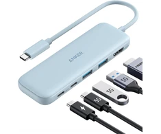Anker USB-C šakotuvas 332 5 viename su HDMI 4K, USB-A ir 100 W PD A8355