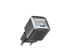 Anker USB-C sieninis įkroviklis 20W PD, greito įkrovimo, Nano Pro, juodas, A2637315