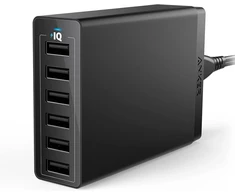 Anker USB tinklo įkroviklis PowerPort 6, 60 W, 6 USB jungtys, A2123