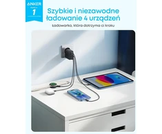 Anker Zolo tinklo įkroviklis 50 W su 2 USB-C ir 2 USB-A jungtimis A121E