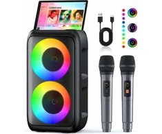 Ankuka Karaoke aparatas su 2 mikrofonais