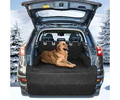 ANOSOSPECIAL automobilių bagažinės apsauga šunims, vandeniui atsparus juodas 200x130 cm poliesterio uždangalas SUV