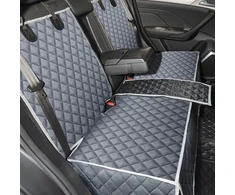 ANOSOSPECIAL šuns automobilio sėdynės užvalkalas, vandeniui atsparus, universalus, pilkas, Bench-Pilkas-Large
