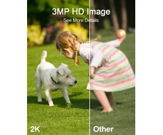 ANRAN belaidė lauko stebėjimo kamera Wi-Fi 3 MP su PIR judesio jutikliu C2