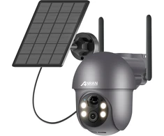 ANRAN lauko Wi-Fi stebėjimo kamera 2K su saulės skydeliu ir 360° PTZ Q01
