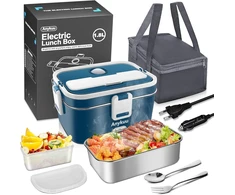 Anykuu elektrinė pietų dėžutė 100 W, 1,8 l, 12 V/24 V ir 220 V/240 V, B0CMYVC2NW