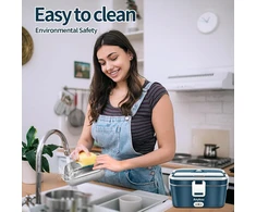 Anykuu elektrinė pietų dėžutė 100 W, 1,8 l, 12 V/24 V ir 220 V/240 V, B0CMYVC2NW