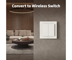 Aqara išmanusis šviesos jungiklis Thread/Zigbee, 2 mygtukų, neutralus, 1 kanalas, WS-K07E
