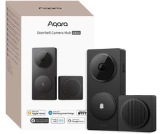 Aqara vaizdo skambutis su domofono funkcija 2K, Wi-Fi, Zigbee, Matter, dvikryptis garsas, Doorbell Camera Hub G410